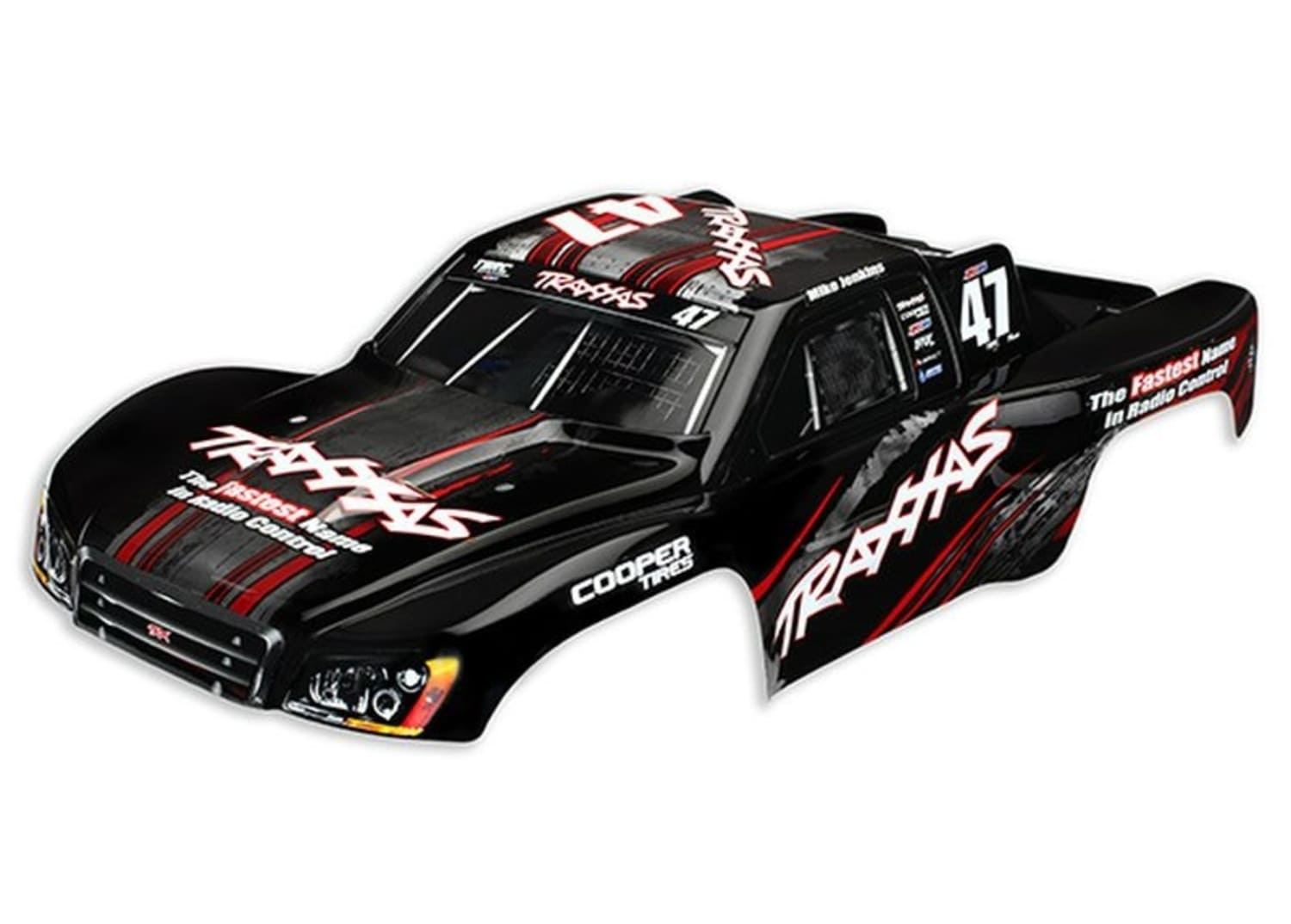 Traxxas Karosserie Nitro Slash #47 Mike Jenkins mit Aufkleber - RC-Zubehoer