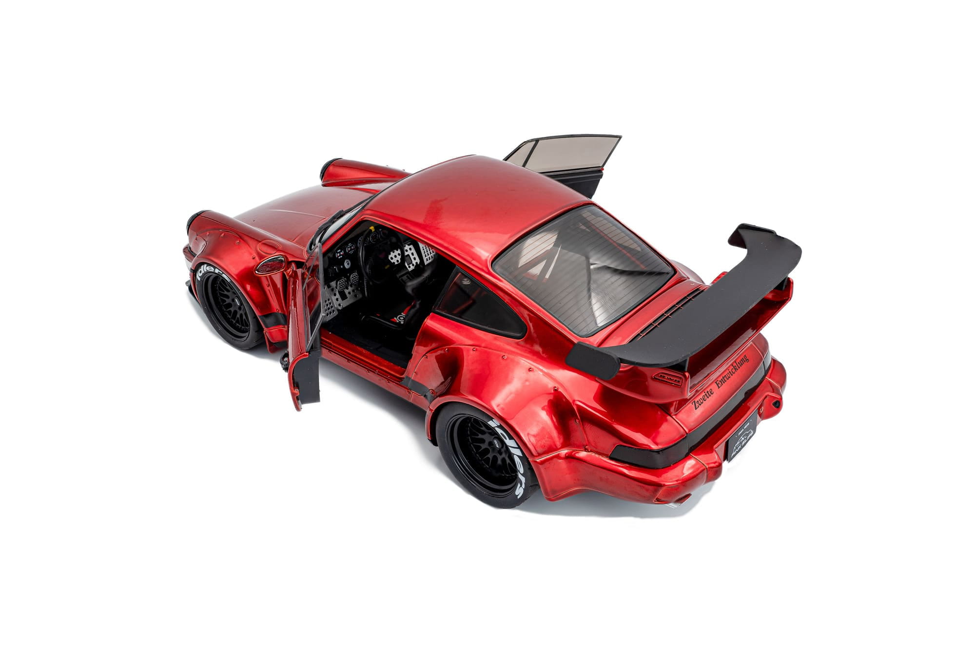 Solido RWB 964 Taikano Kaishin Rot Standmodellauto im Massstab 1_18