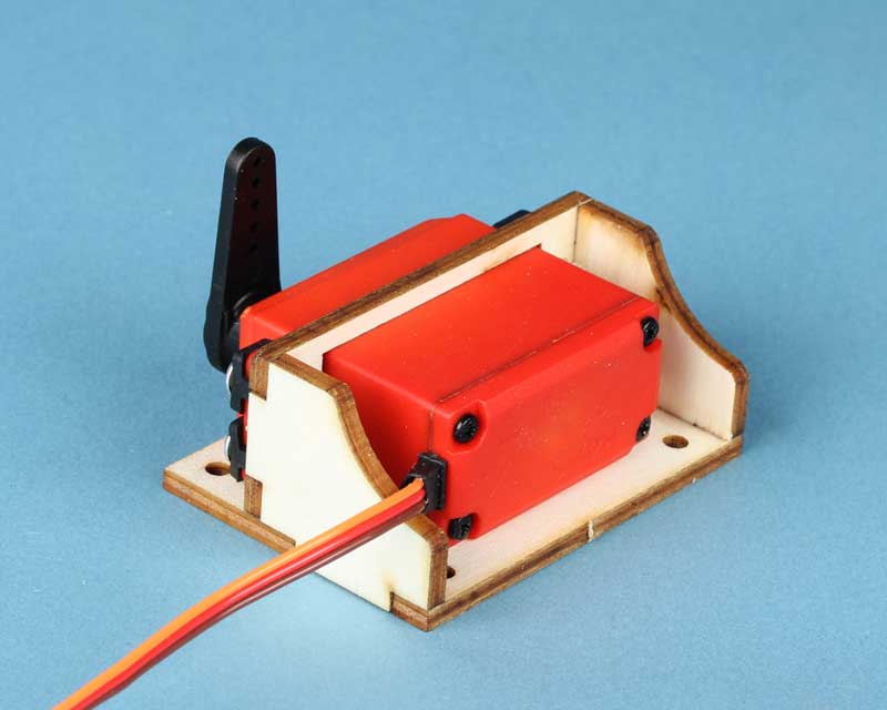 Krick Servohalter fuer liegendes Standardservo 2Stk. - RC-Zubehoer