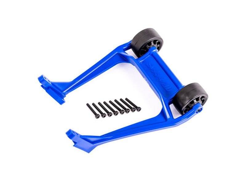 Traxxas Wheelie-Bar blau _montiert_ - RC-Zubehoer