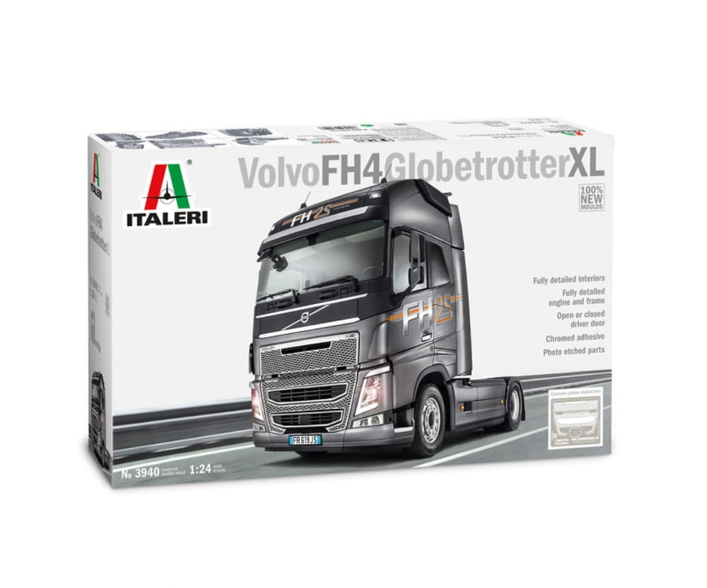 Italeri 1:24 Volvo FH4 Globetrotter XL Truck LKW Plastik Modellbau Bausatz