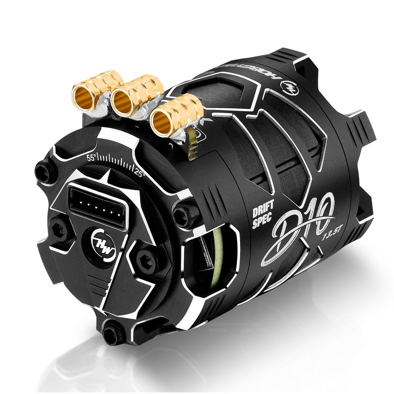 Hobbywing Xerun D10 Brushless Drift Motor 13.5T Schwarz - RC-Zubehoer