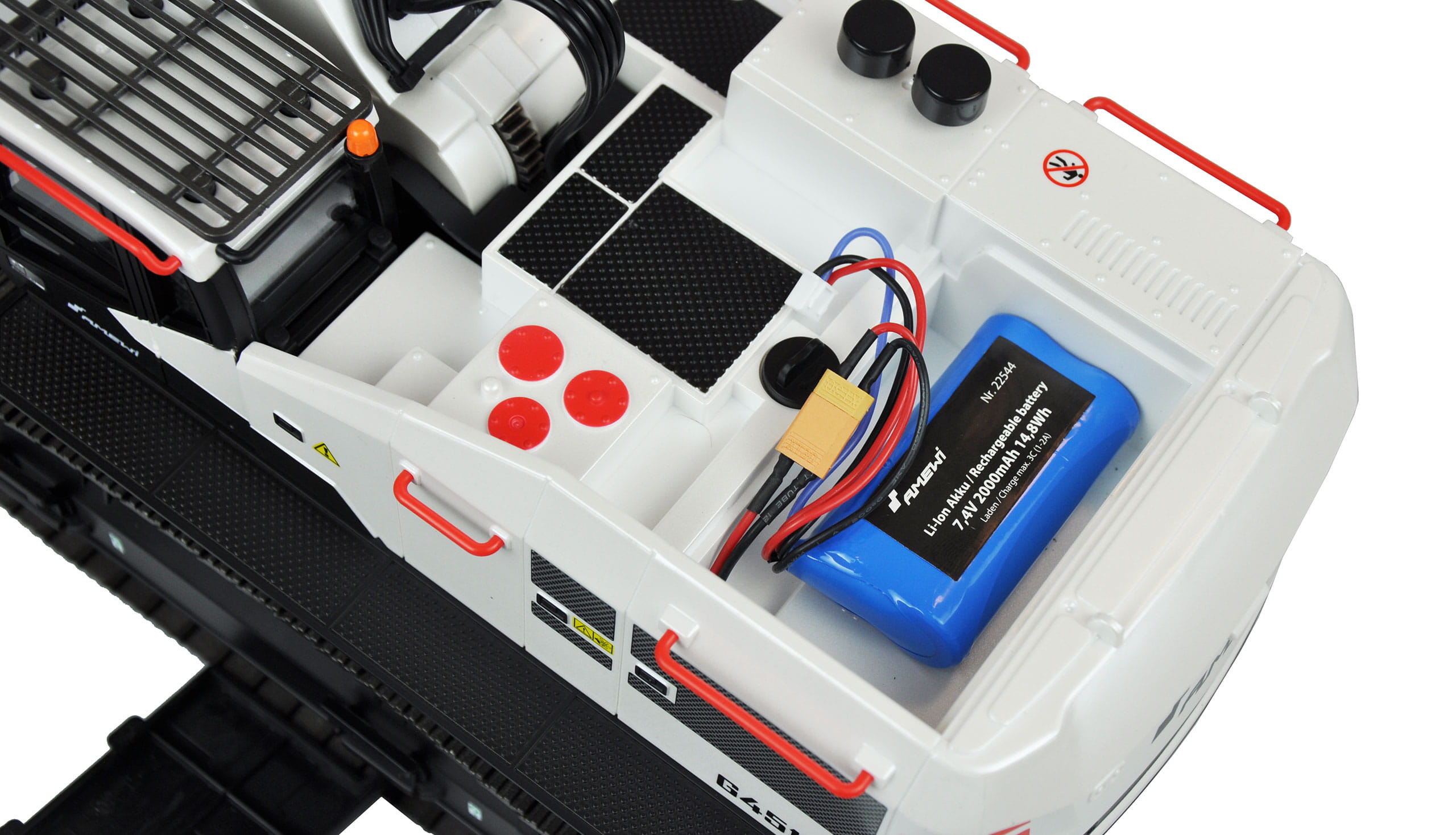 Amewi RC Bagger G451E Teilmetall 1:14 RTR mit Greifer & Bohrhammer Amewi RC Bagger G451E Teilmetall 1:14 RTR mit Greifer & Bohrhammer