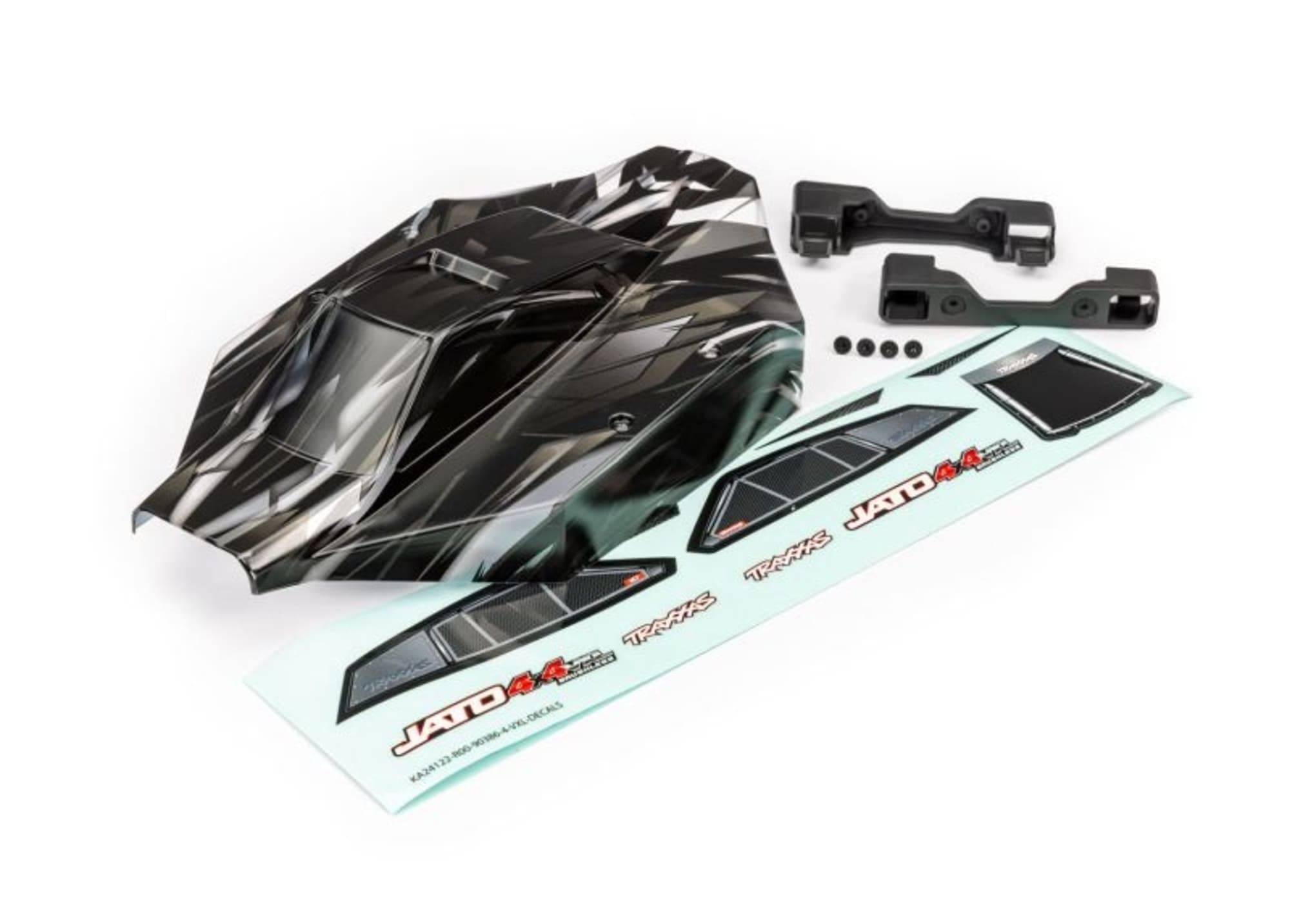 Traxxas Karosserie Jato 4X4 VXL ProGraphix fuer _benoetigt Hintergrundbemalung_ fuer RC Modelle