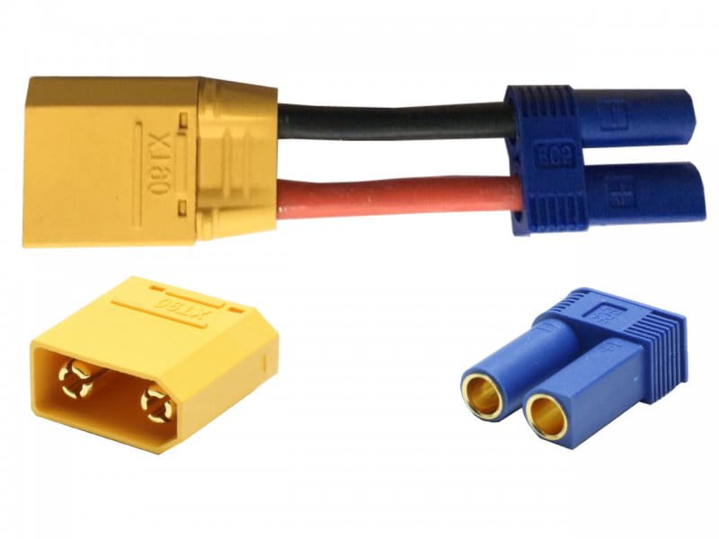 Extron Adapter XT90 auf EC5 Extron Adapter XT90 auf EC5 - RC-Zubehoer