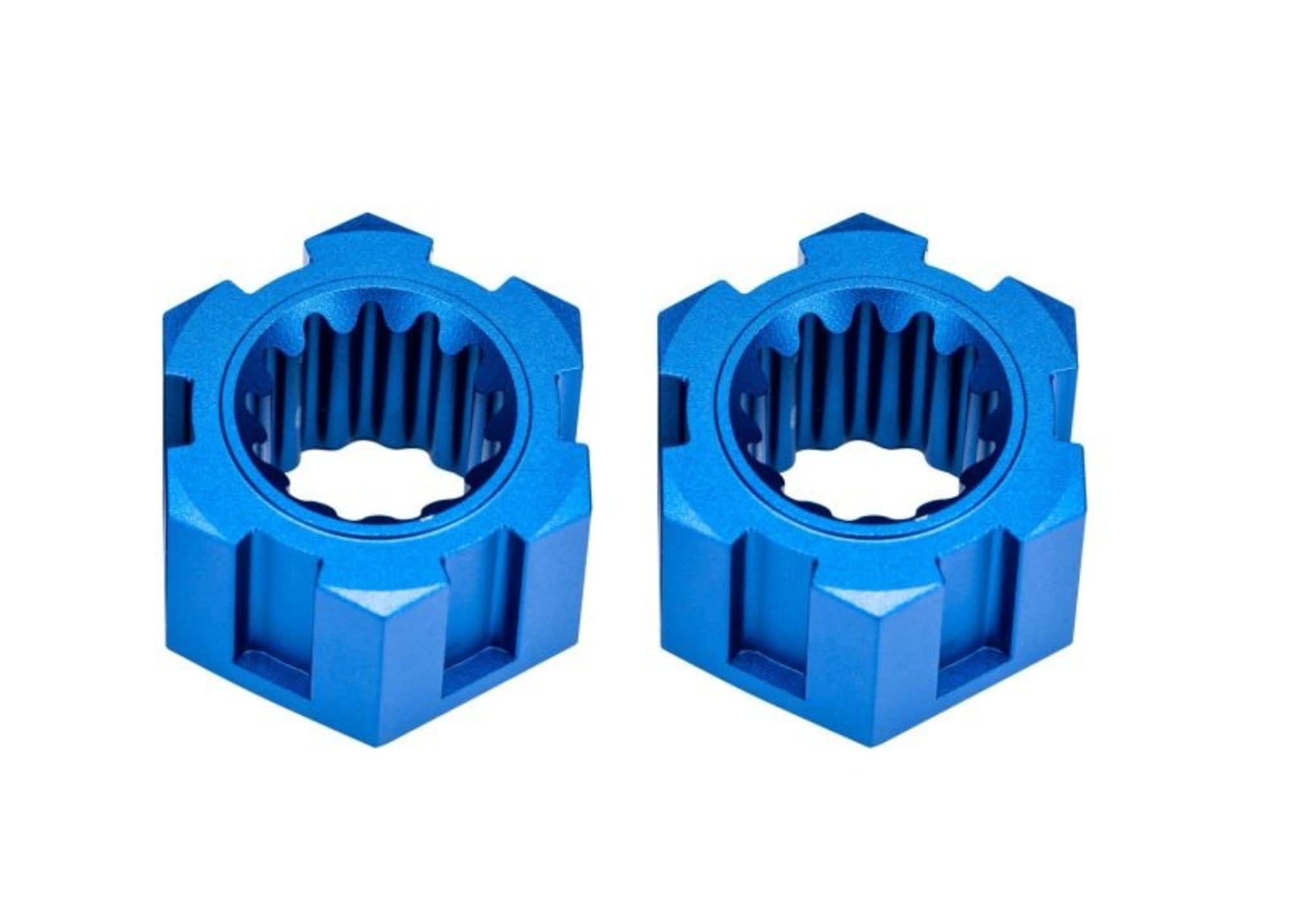 Traxxas Felgen Sechskant-Mitnehmer blau fuer Funco fuer RC Modelle