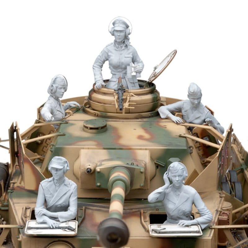 Torro 1:16 Figurenbausatz Pz IV Besatzung weiblich