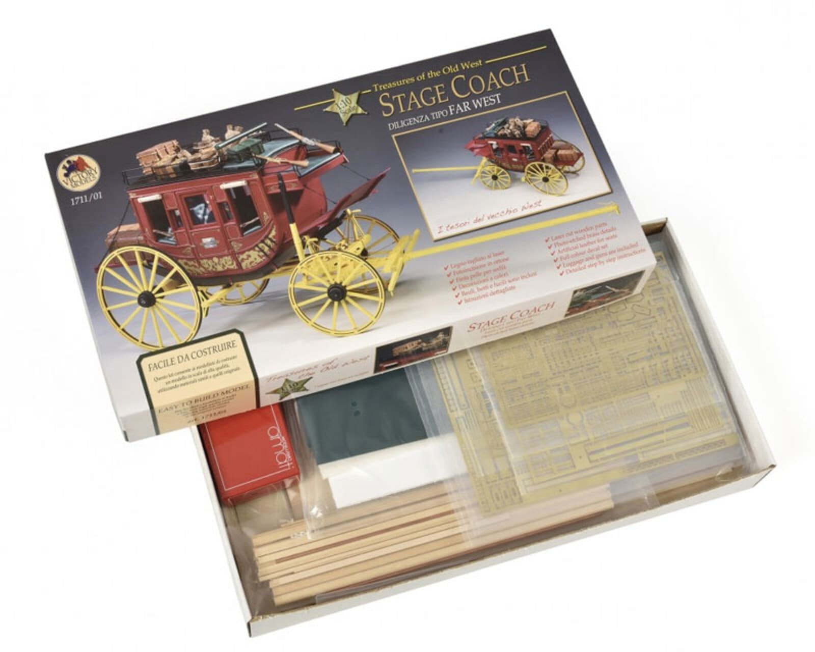 Krick Postkutsche Wells Fargo 1:10 Baukasten