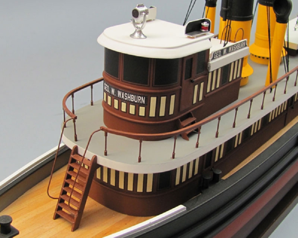 Dumas Boats The George W. Washburn Dampfschlepper 1:48 Holz Bausatz