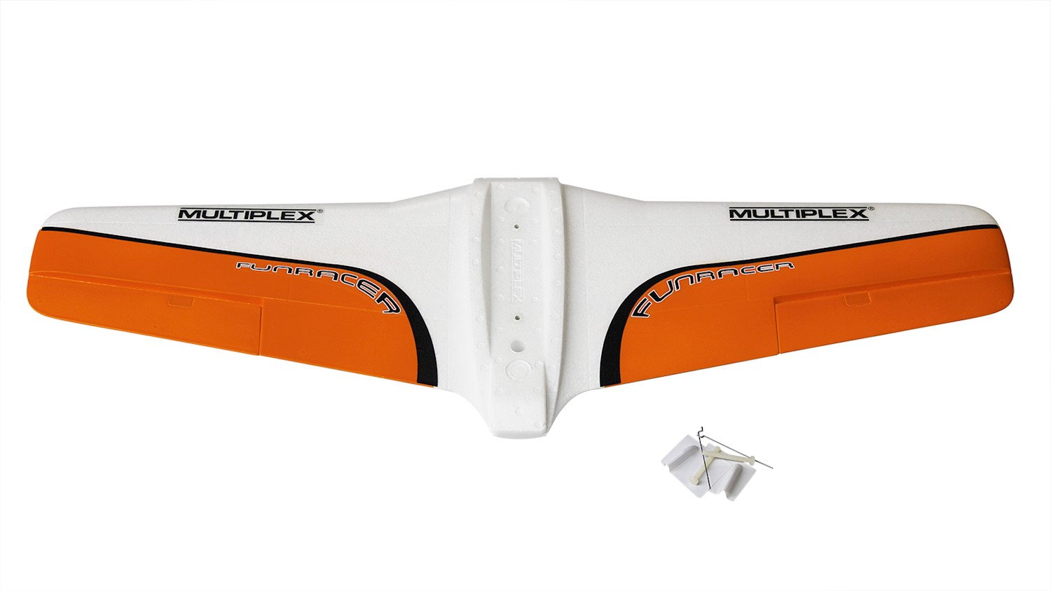 Multiplex Flaechen FunRacer orange ohne Servos - RC-Zubehoer