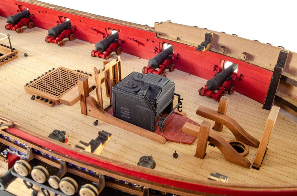 ms sphinx 1775 modellbausatz 1 64 MS Sphinx 1775 Modellbausatz im Massstab 1_64_ mit Laser-Cut Teilen und 3D-gedruckten Kanonen