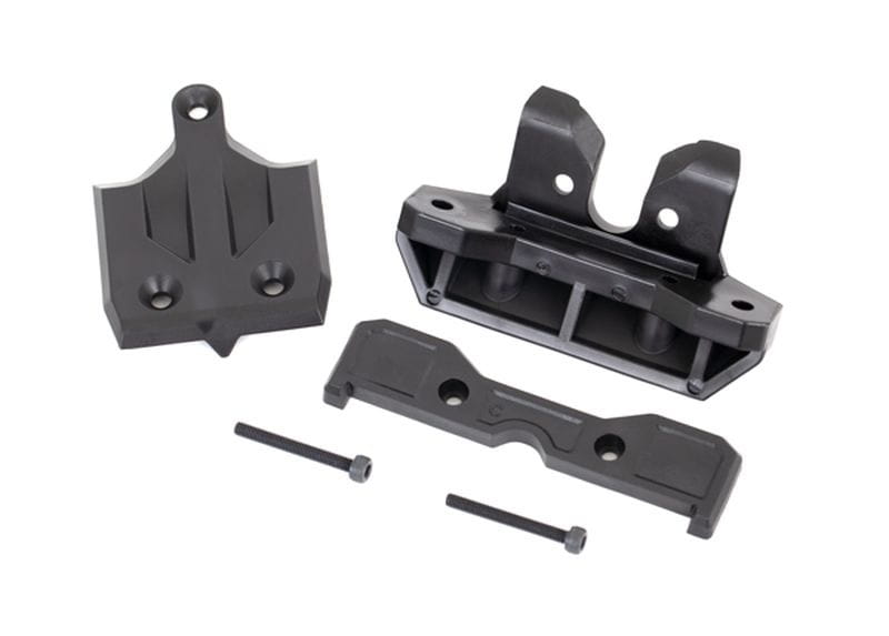 Traxxas Bumper Skid-Platte _ Tie-Bar-Halterung hinten _ Schrauben - RC-Zubehoer