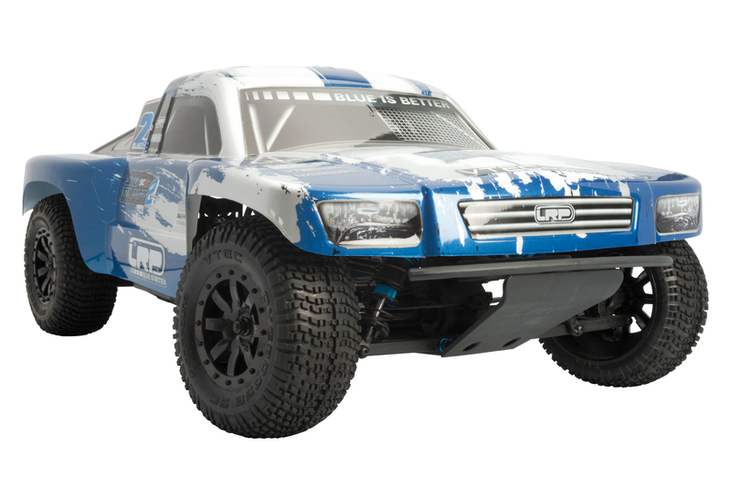 LRP Karosserie lackiert blau_weiss HD - S10 BlastSC - RC-Zubehoer