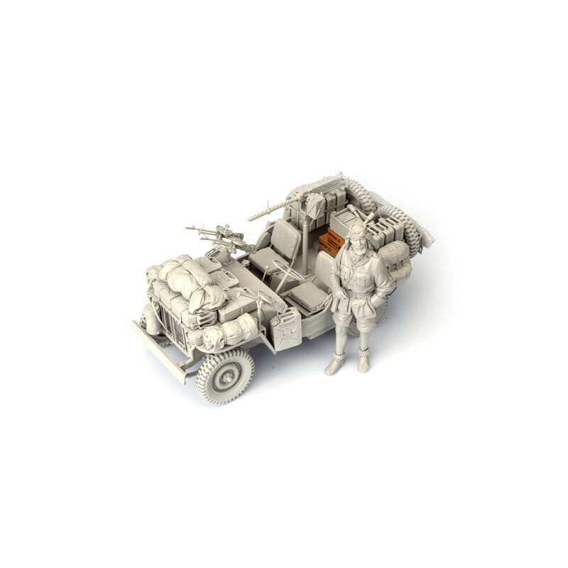 Torro Bausatz Willys Jeep SAS 1:16