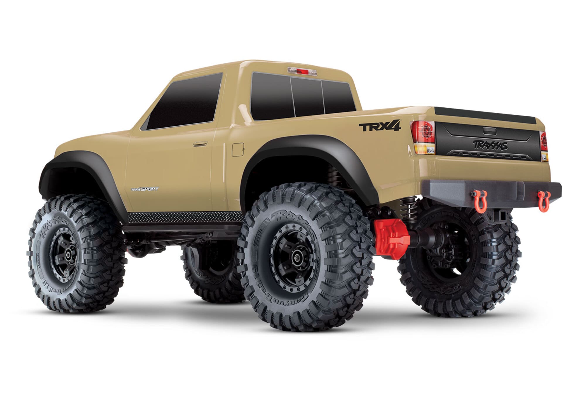 TRAXXAS TRX-4 Sport 4x4 Crawler 1_10 Tan RTR mit Portalachsen und Aluminium Stossdaempfern