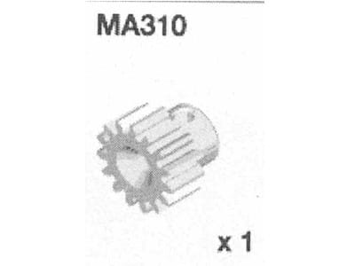 Amewi MA310 Motor Gear 15T AM10SC - RC-Zubehoer