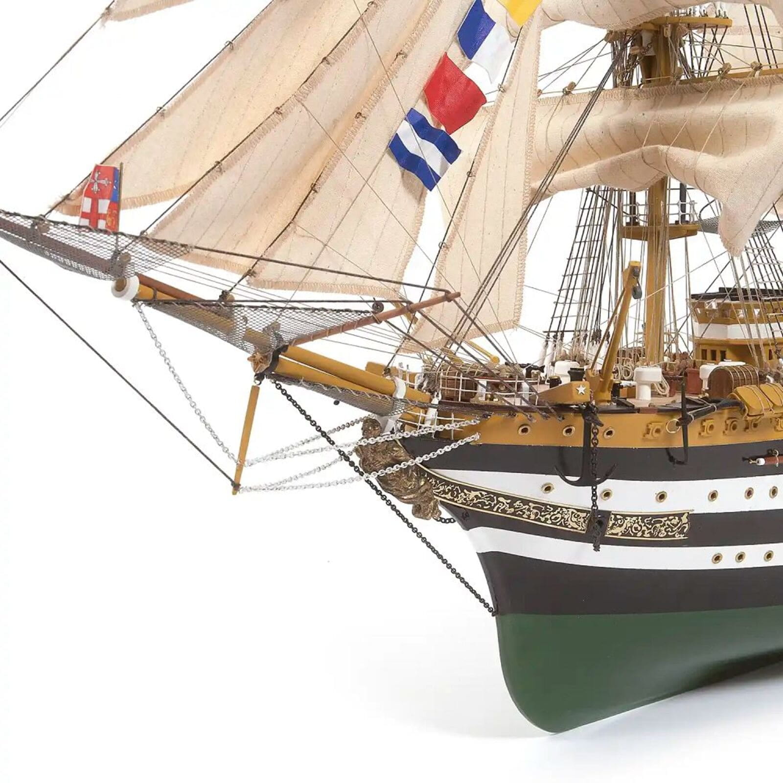 Amerigo Vespucci  Standmodellbausatz 1_100 mit Segelsatz - Modellzubehoer