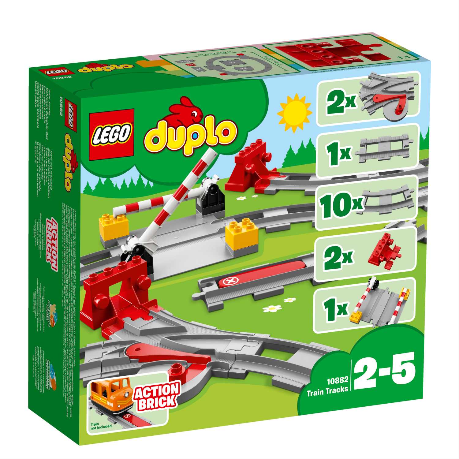 LEGO DUPLO Eisenbahn Schienen