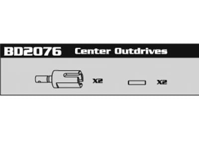 Amewi BD2076 Center Outdrives - RC-Zubehoer