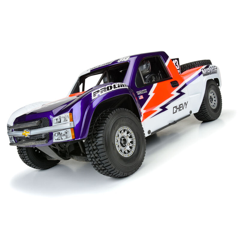 Proline Karosserie 1_7 Pre-Cut 2007 Chevy Silverado unlackiert Klar_ Unlimited Desert Racer - RC-Zub