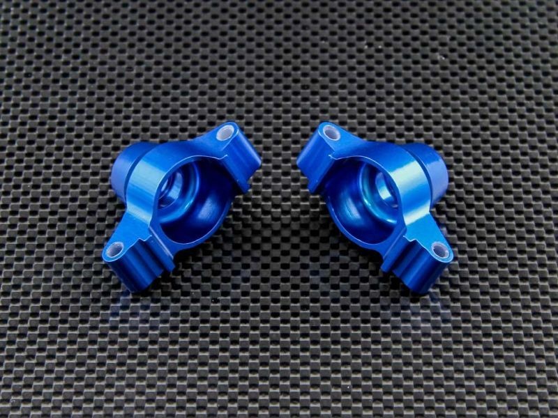 GPM Alu Radtraeger hinten blau fuer Tamiya TT02 - RC-Zubehoer