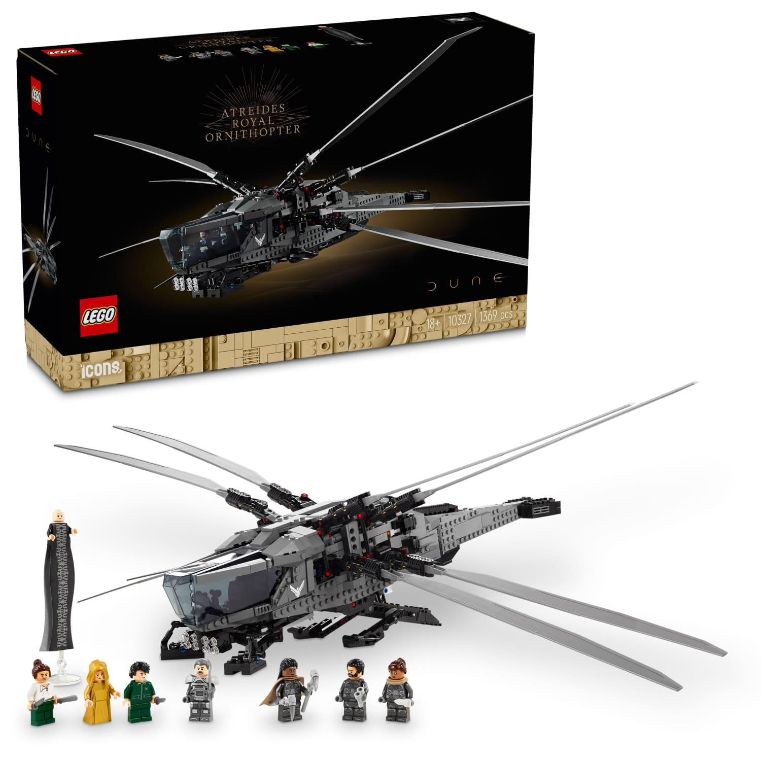 LEGO Icons Dune Atreides Royal Ornithopter