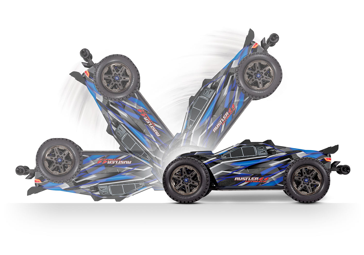 Traxxas Rustler 4x4 VXL Ultimate Stadium Truck gruen 1_10