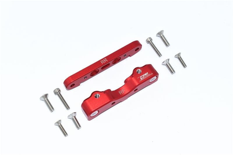 GPM Alu Querlenkerbefestigung unten hinten rot für ARRMA Kraton, Outcast 8s