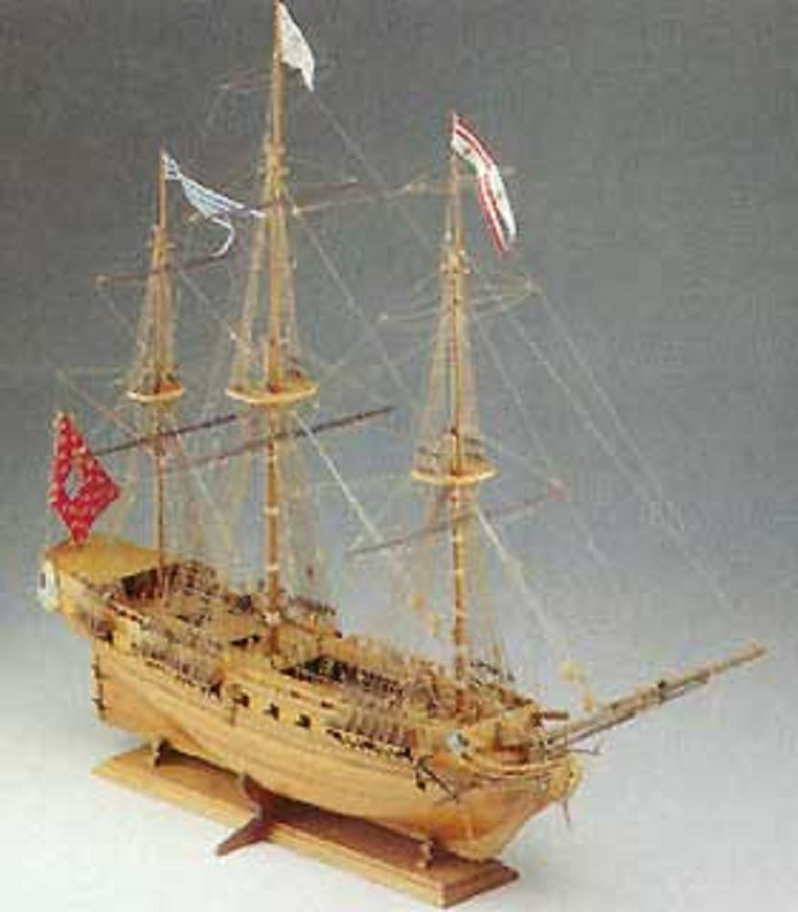 Corel La Sirene Baukasten - Franzoesische Fregatte 1750 Modell
