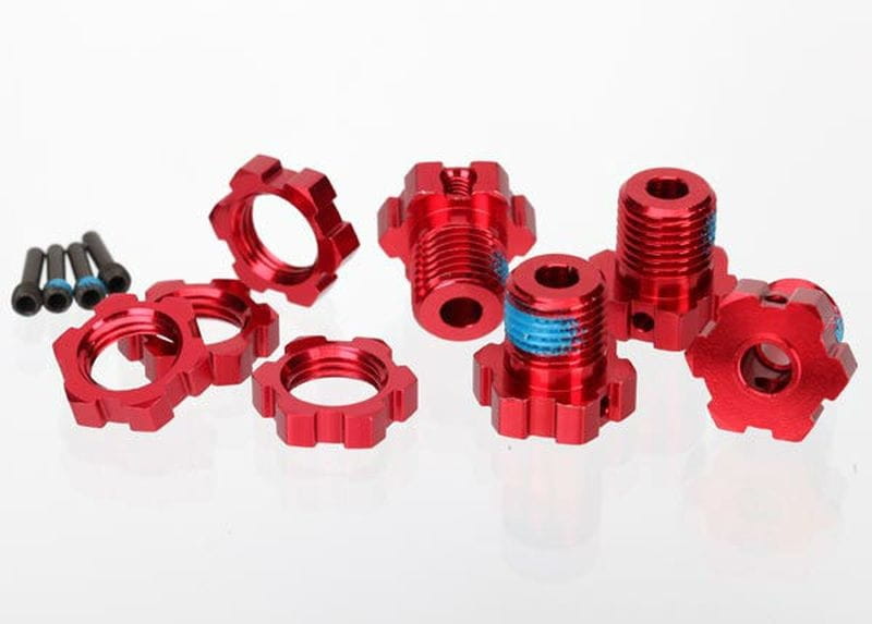Traxxas WHEEL HUBS_ SPLINED_ 17MM _RED - RC-Zubehoer