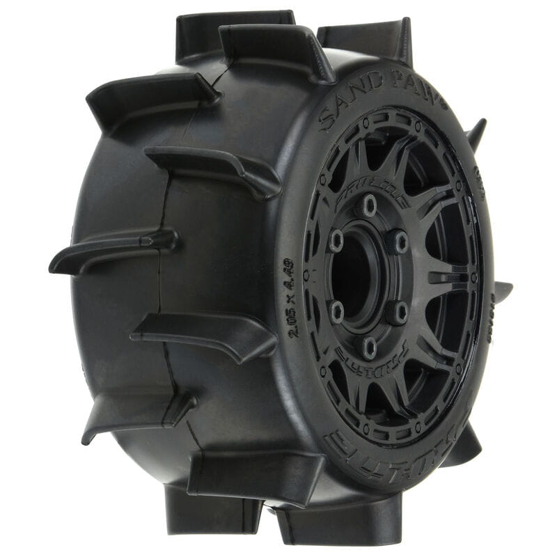 Proline Truggy Reifen Sand Paw LP 2.8 MTD Raid Black 6x30 2St.