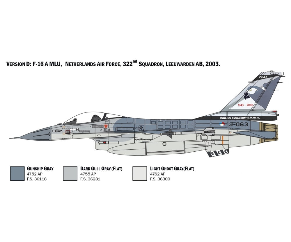 Italeri 1:48 F-16A Fighting Falcon