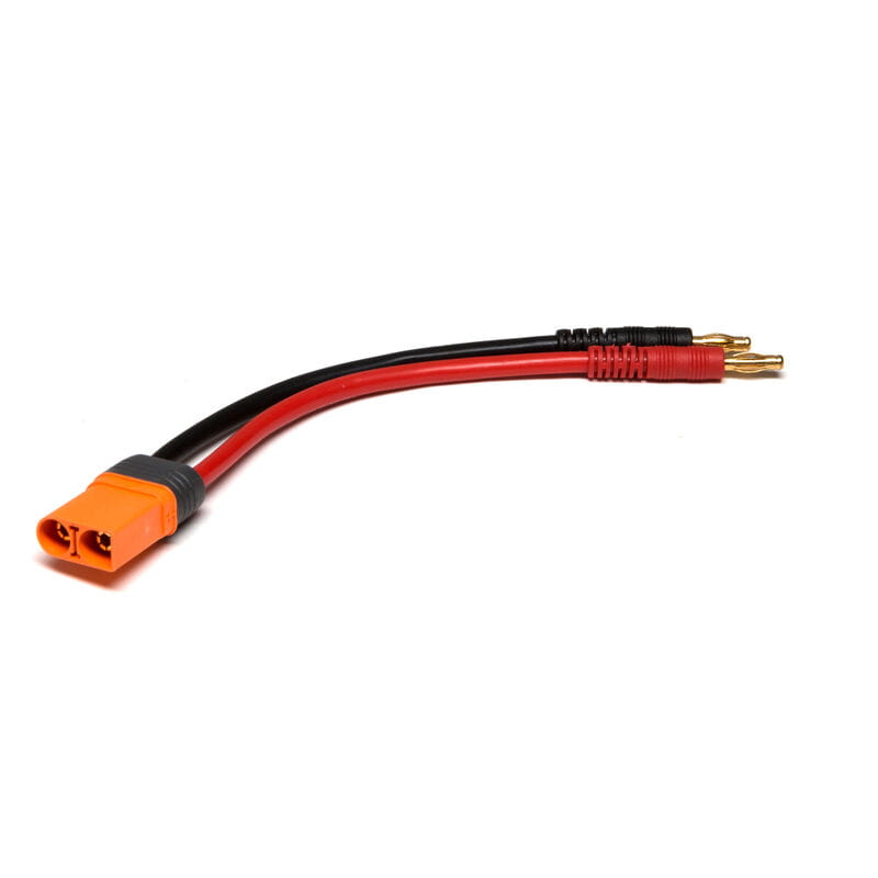 Spektrum IC5 Adapter Kabel für Ladegerät 4mm Bullet Smart