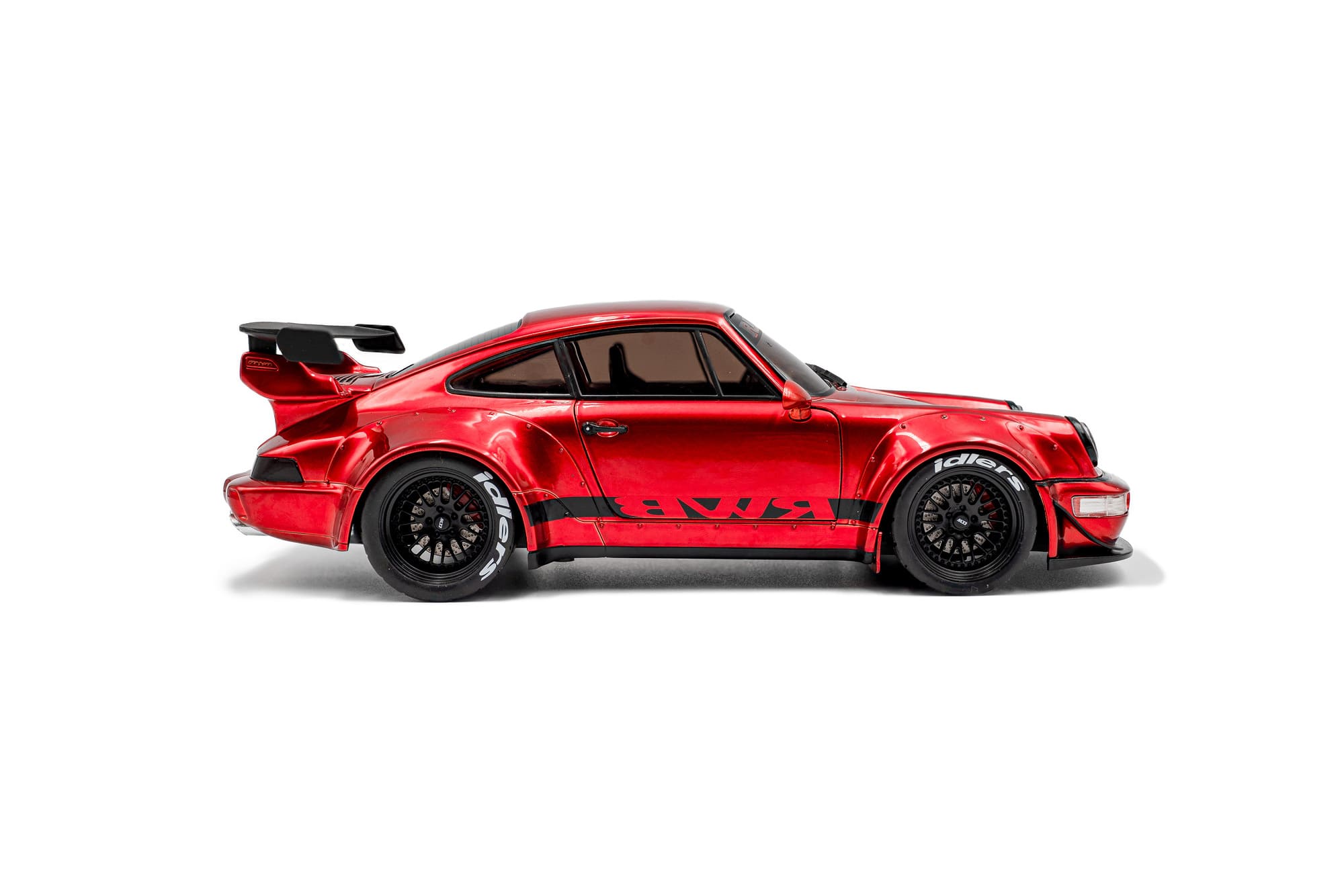 Solido RWB 964 Taikano Kaishin Rot Standmodellauto im Massstab 1_18
