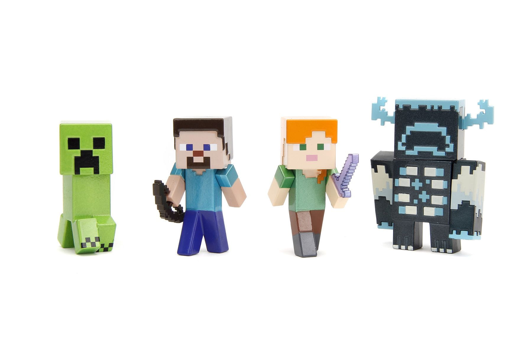 Jada Minecraft 4-Pack 2.5" Figuren