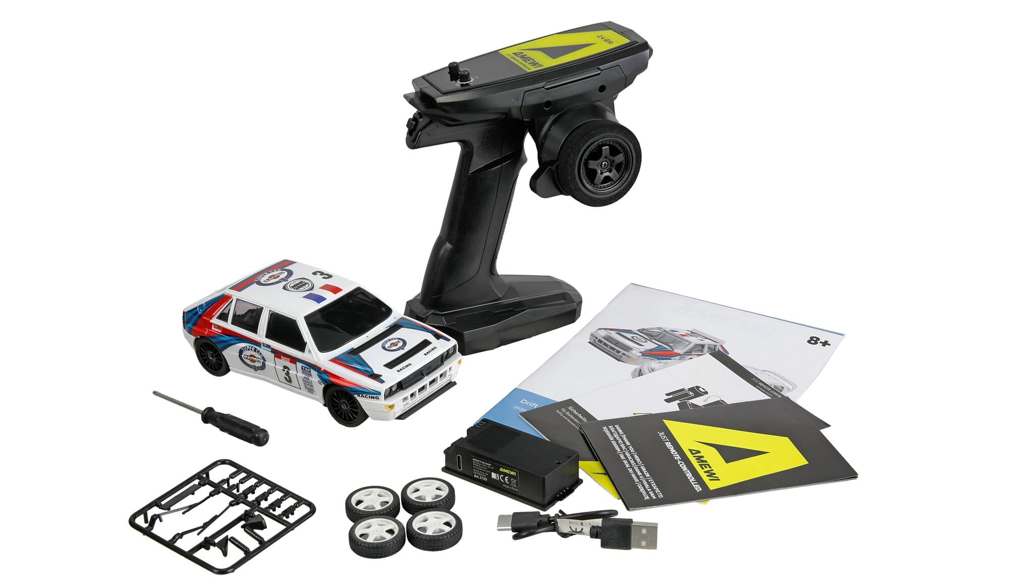 Amewi LR28 Drift Scale Car 1_28 RTR weiss