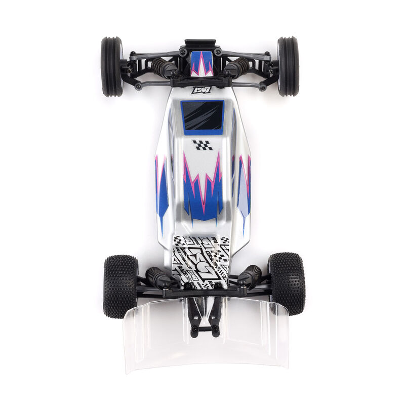 losi 124 micro b 2wd buggy rtr silber losi-124-micro-b-2wd-buggy-rtr-silber