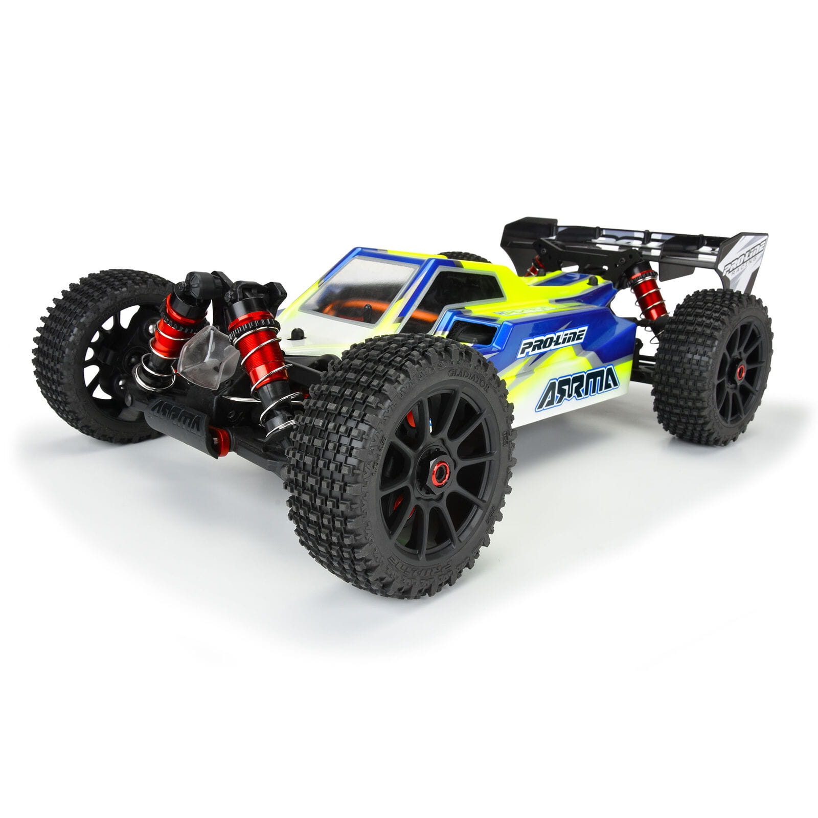 Proline 1:8 Gladiator M2 Fr/Rr MTD Blk Mach 10 (2)