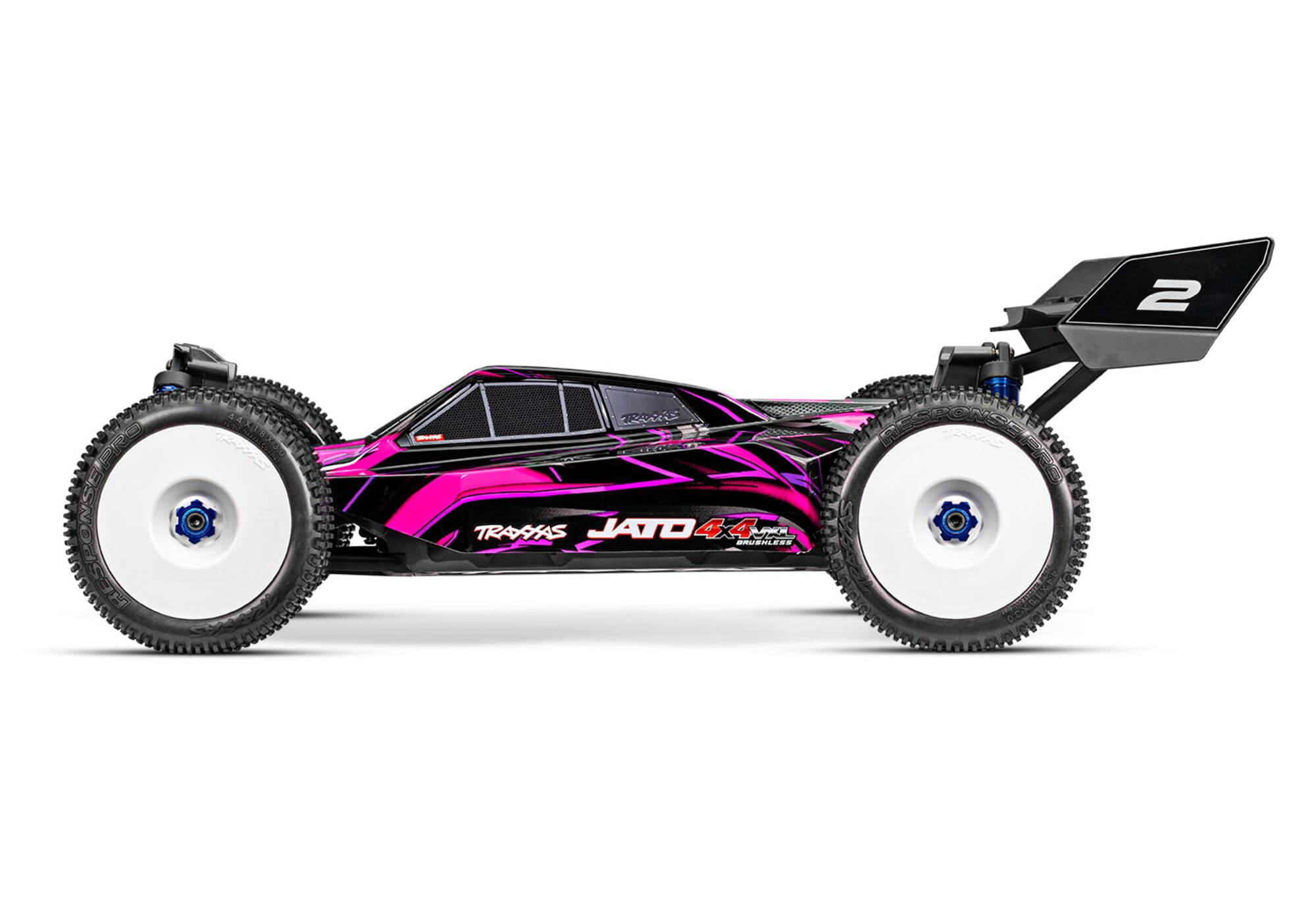 Traxxas JATO 4x4 VXL 1_8 Brushless Buggy in pink_ RTR mit HD-Teilen und Velineon Motor