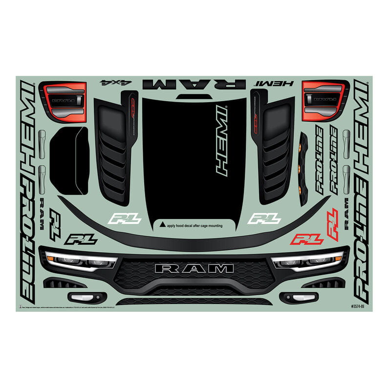 Proline Pre-Cut 2021 Ram 1500 TRX Clear Body X-MAXX - RC-Zubehoer