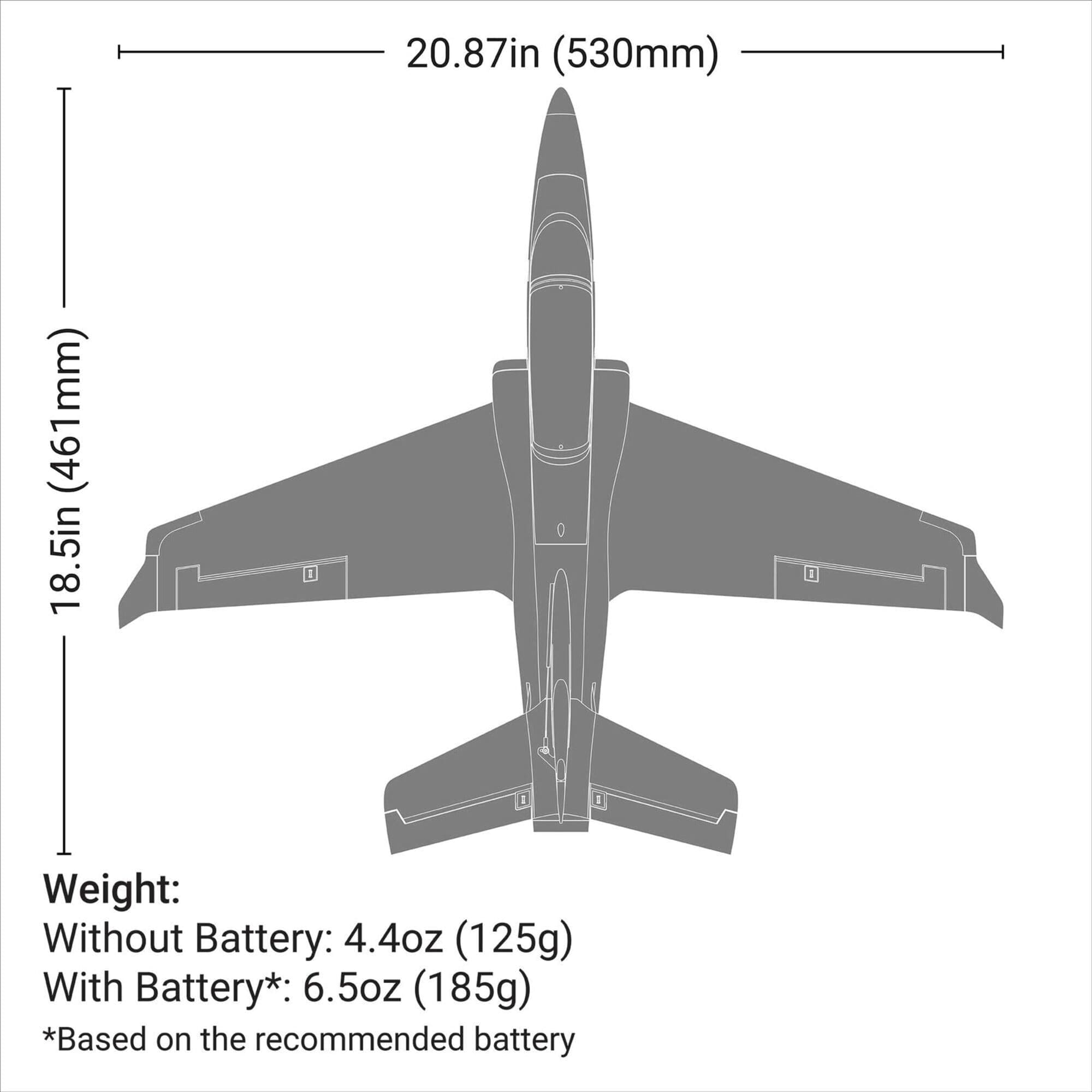 E-flite UMX Viper 30mm EDF Jet 4S BNF mit AS3X