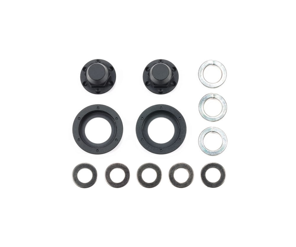 Tamiya 1:14 Radnaben-Set VA schwarz Tamiya 1:14 Radnaben-Set VA schwarz