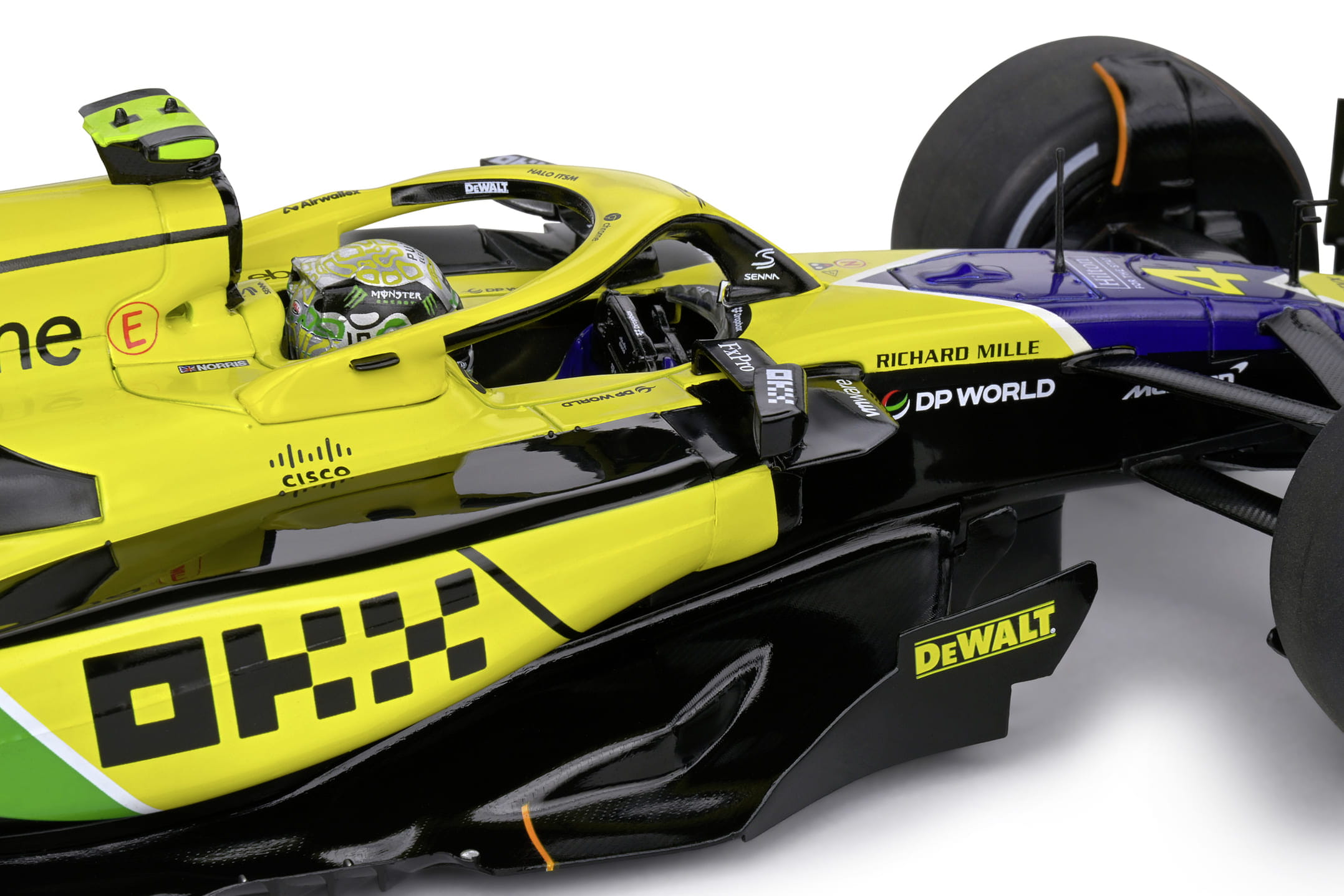 McLaren F1 Team MCL38 1_18 Modellauto Monaco GP 2024 Lando Norris