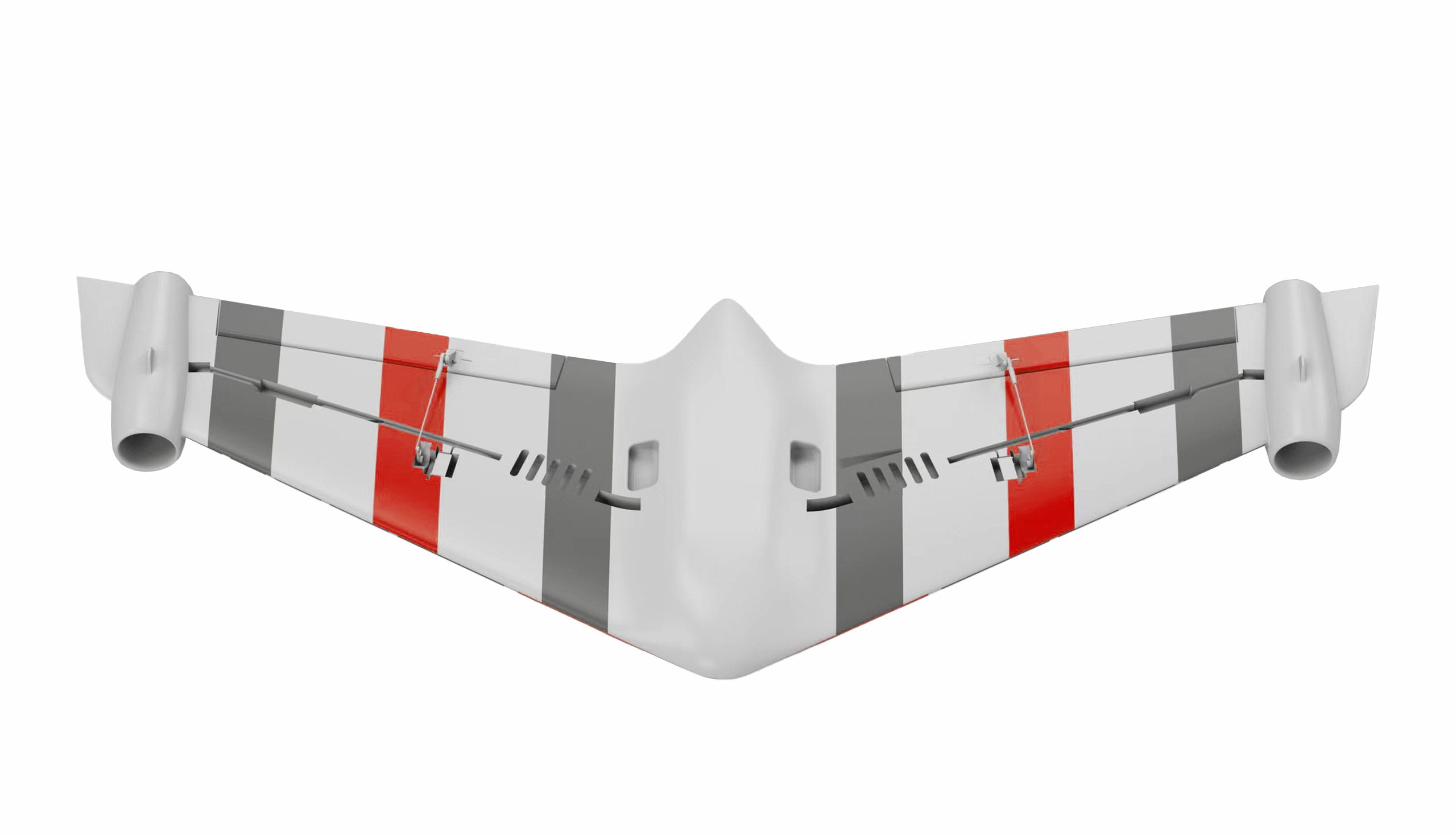 Amewi RC Flugzeug XFly Eagle Twin 40mm EDF Nurflügler rot