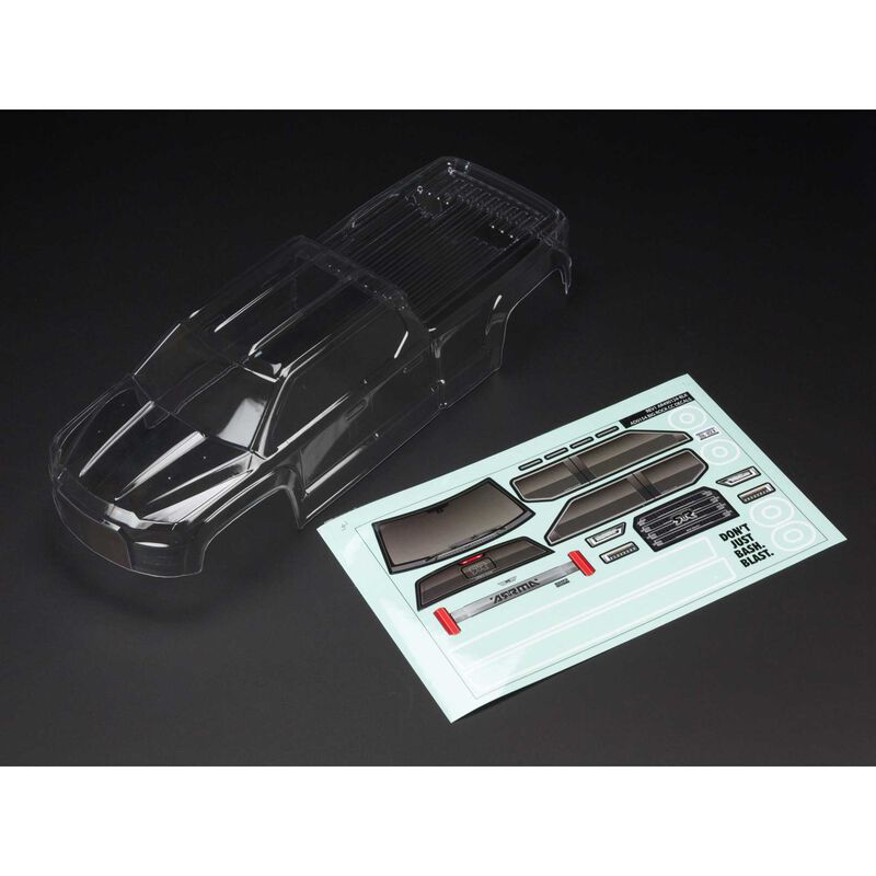 Arrma BIG ROCK CREW CAB 4X4 Clear Body _Inc. Decals_ - RC-Zubehoer