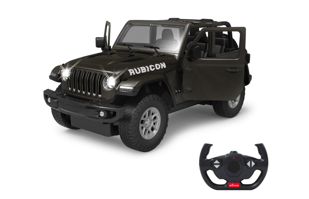 Jamara RC Jeep Wrangler JL 1:14 Tür manuell schwarz 2,4G A