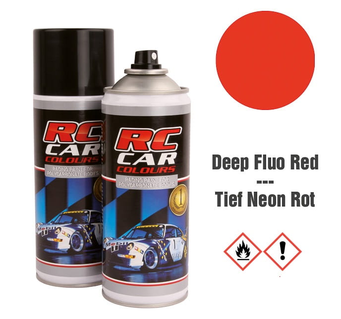 Robitronic Lexan Spray Fluo Dunkel Rot  1010 150 ml