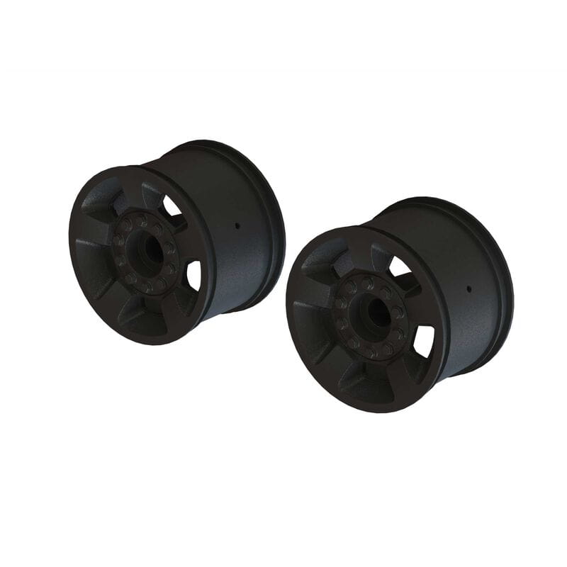 Arrma 2.8_ Felgen 14mm Hex Schwarz 2x - RC-Zubehoer