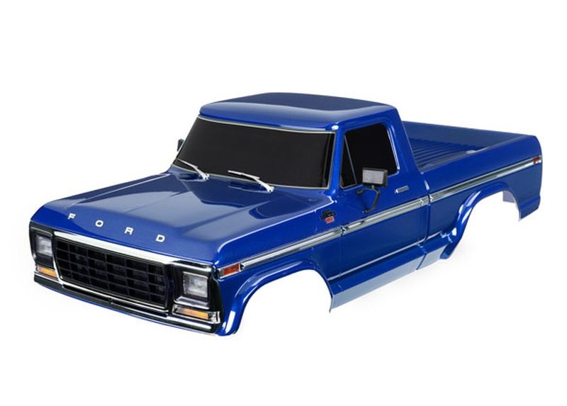 Traxxas Karosserie 1979 Ford F-150 blau mit Anbauteilen - RC-Zubehoer