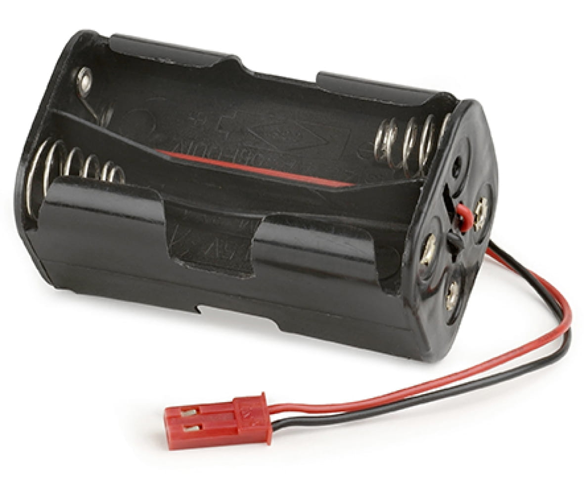 Carson Batteriebox fuer 4x AA Mignonzellen - RC-Empfaengerstromversorgung